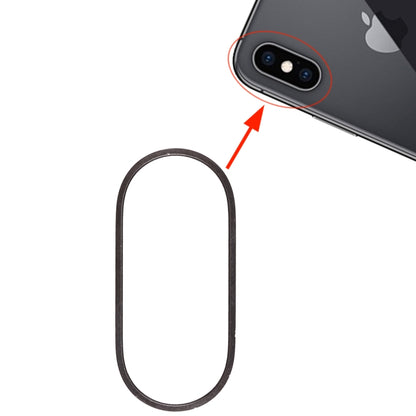 Rear Camera Glass Lens Metal Protector Hoop Ring for iPhone XS & XS Max(Black) - Camera Series by PMC Jewellery | Online Shopping South Africa | PMC Jewellery