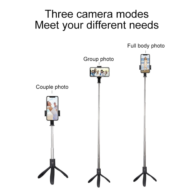 Mai Appearance K06 Multi-function Live Broadcast Mobile Bluetooth Self-timer Pole Tripod (Black) - Selfie Sticks by PMC Jewellery | Online Shopping South Africa | PMC Jewellery | Buy Now Pay Later Mobicred