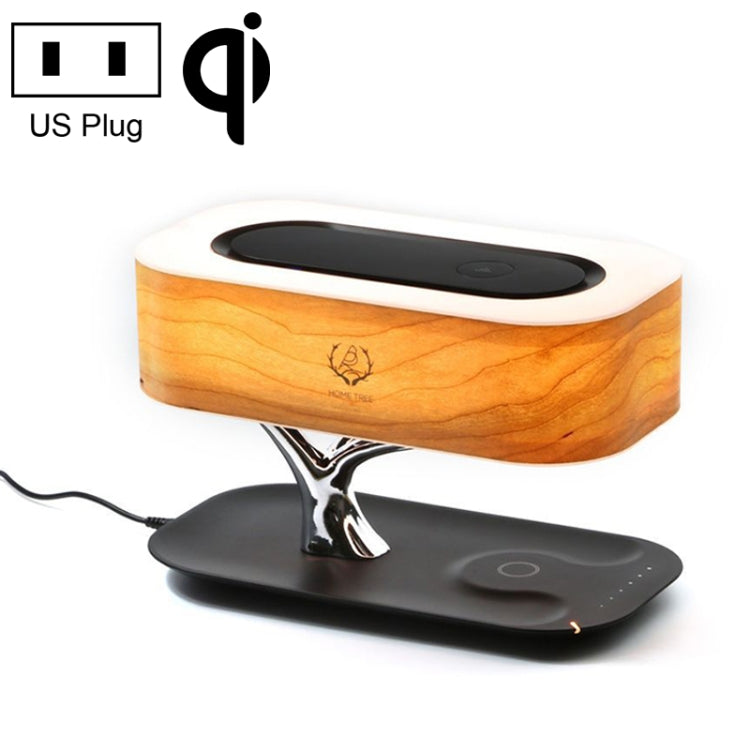 Tree Light Bluetooth Speaker Desk Lamp Phone Wireless Charger, US Plug - free shipping - PMC Jewellery - Order now!