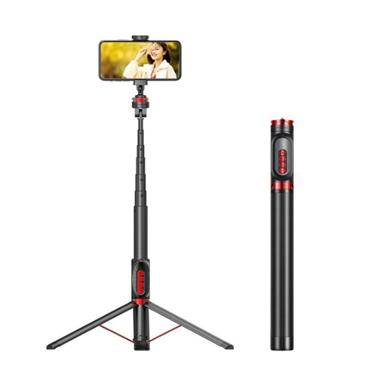 Aluminum Alloy Mobile Phone Bluetooth Selfie Stick Live Floor Tripod Bracket, Height: 1.8m - Selfie Sticks by PMC Jewellery | Online Shopping South Africa | PMC Jewellery | Buy Now Pay Later Mobicred