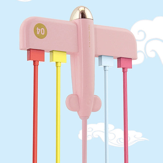 3life-308 5V 0.5A 4 USB Interfaces Air Force One Extender HUB Data Hub (Pink) - USB 2.0 HUB by PMC Jewellery | Online Shopping South Africa | PMC Jewellery | Buy Now Pay Later Mobicred