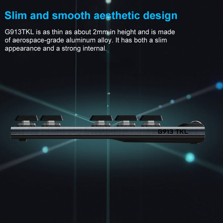 Logitech G913 TKL Wireless RGB Mechanical Gaming Keyboard (GL-Linear) - free shipping - PMC TechLife - Order now!