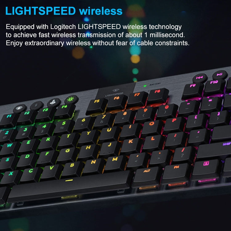 Logitech G913 TKL Wireless RGB Mechanical Gaming Keyboard (GL-Linear) - free shipping - PMC TechLife - Order now!