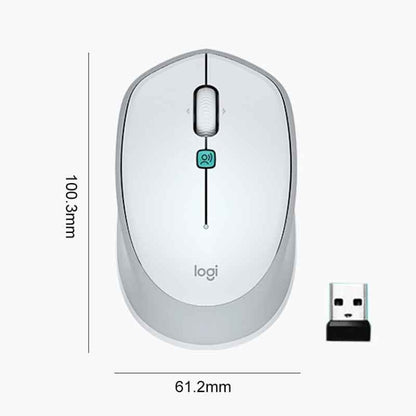 Logitech Voice M380 4 Buttons Smart Voice Input Wireless Mouse (Pink) - Wireless Mice by Logitech | Online Shopping South Africa | PMC Jewellery | Buy Now Pay Later Mobicred