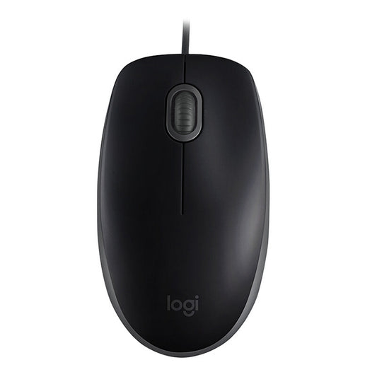 Logitech M110 1000DPI Wired Mouse USB Silent Mouse (Black) - Wired Mice by Logitech | Online Shopping South Africa | PMC Jewellery | Buy Now Pay Later Mobicred