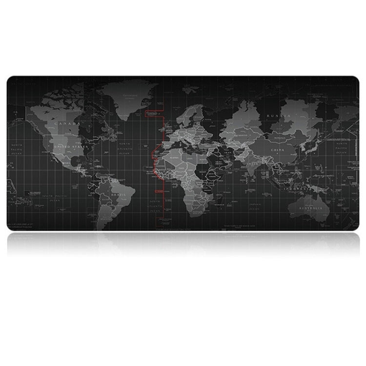 Extended Large Anti-Slip World Map Pattern Soft Rubber Smooth Cloth Surface Game Mouse Pad Keyboard Mat, Size: 100 x 50cm - Mouse Pads by PMC Jewellery | Online Shopping South Africa | PMC Jewellery