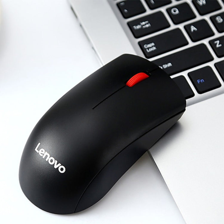 Lenovo M120 Pro Fashion Office Red Dot Wireless Mouse (Black) - Wireless Mice by Lenovo | Online Shopping South Africa | PMC Jewellery | Buy Now Pay Later Mobicred