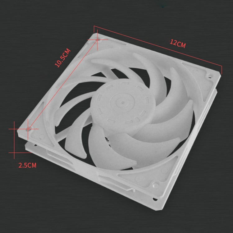 F120 Computer CPU Radiator Cooling Fan (Black) - Fan Cooling by PMC Jewellery | Online Shopping South Africa | PMC Jewellery | Buy Now Pay Later Mobicred