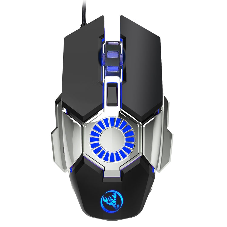 HXSJ J700 Colorful Lighting Programmable E-sports Gaming Wired Mouse - free shipping - PMC TechLife - Order now!