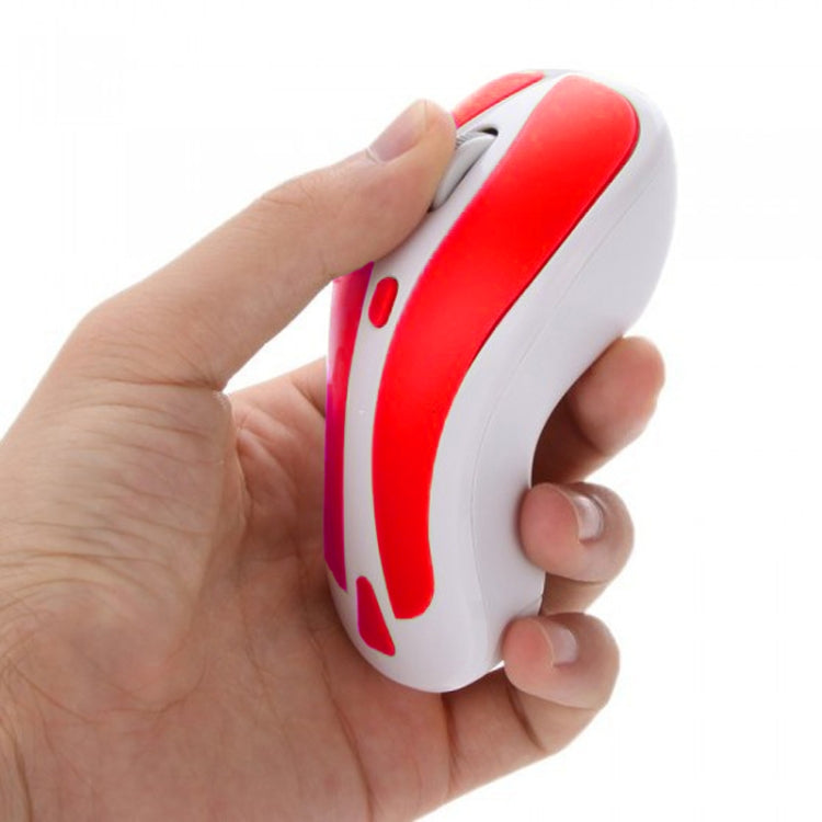 PR-01 6D Gyroscope Fly Air Mouse 2.4G USB Receiver 1600 DPI Wireless Optical Mouse for Computer PC Android Smart TV Box (Red + White) - Wireless Mice by PMC Jewellery | Online Shopping South Africa | PMC Jewellery | Buy Now Pay Later Mobicred