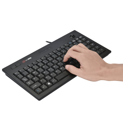 MC Saite MC-9712 Wired 88 Keys Multimedia Computer Keyboard with Trackball for Windows - Wired Keyboard by MC Saite | Online Shopping South Africa | PMC Jewellery | Buy Now Pay Later Mobicred