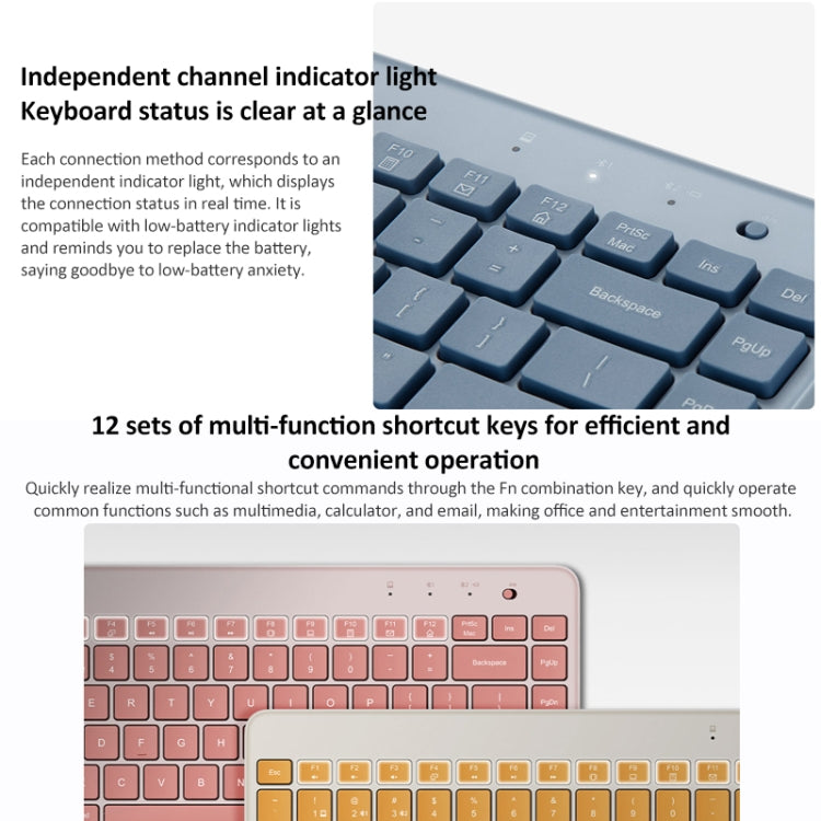 Original Xiaomi XMBXJP01YM 85 Keys Portable Dual-mode Keyboard (Dark Gray) - Wireless Keyboard by Xiaomi | Online Shopping South Africa | PMC Jewellery | Buy Now Pay Later Mobicred