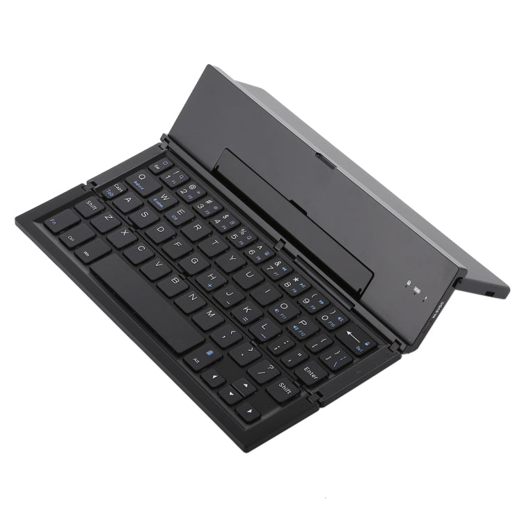 GK608 Ultra-thin Foldable Bluetooth V3.0 Keyboard, Built-in Holder, Support Android / iOS / Windows System (Black) - Wireless Keyboard by PMC Jewellery | Online Shopping South Africa | PMC Jewellery | Buy Now Pay Later Mobicred