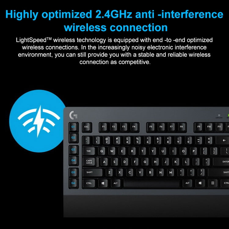 Logitech G613 Wireless Smart Bluetooth Dual Mode Silent Keyboard (Black) - Wireless Keyboard by Logitech | Online Shopping South Africa | PMC Jewellery | Buy Now Pay Later Mobicred