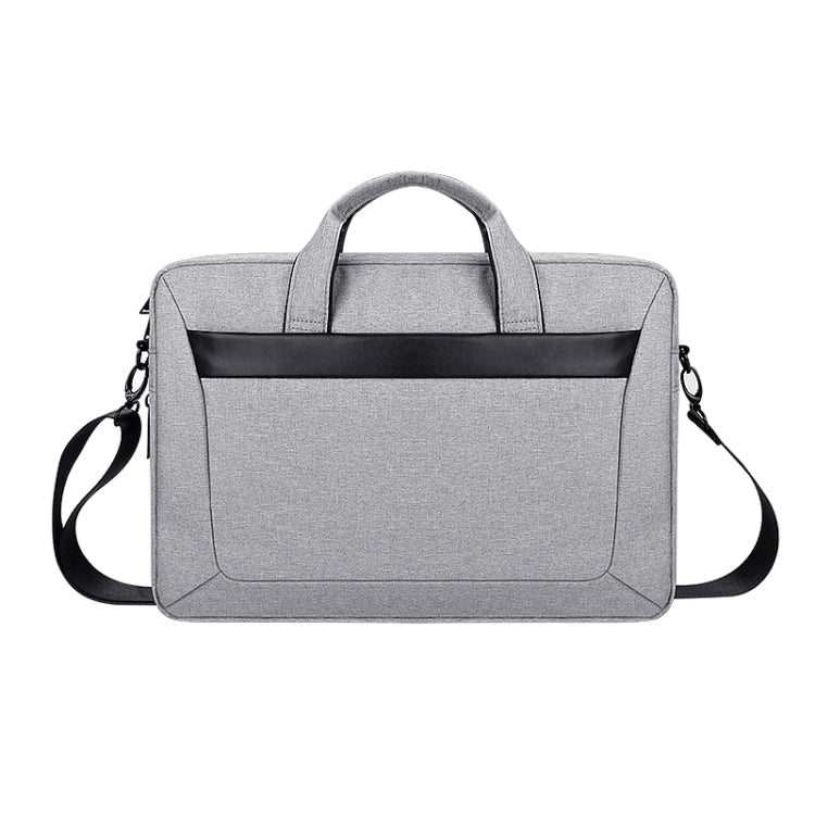 DJ06 Oxford Cloth Waterproof Wear-resistant Portable Expandable Laptop Bag for 15.6 inch Laptops, with Detachable Shoulder Strap(Grey) - Other by PMC Jewellery | Online Shopping South Africa | PMC Jewellery | Buy Now Pay Later Mobicred