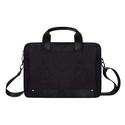 DJ08 Oxford Cloth Waterproof Wear-resistant Laptop Bag for 15.4 inch Laptops, with Concealed Handle & Luggage Tie Rod & Adjustable Shoulder Strap(Black) - 15 inch by PMC Jewellery | Online Shopping South Africa | PMC Jewellery | Buy Now Pay Later Mobicred