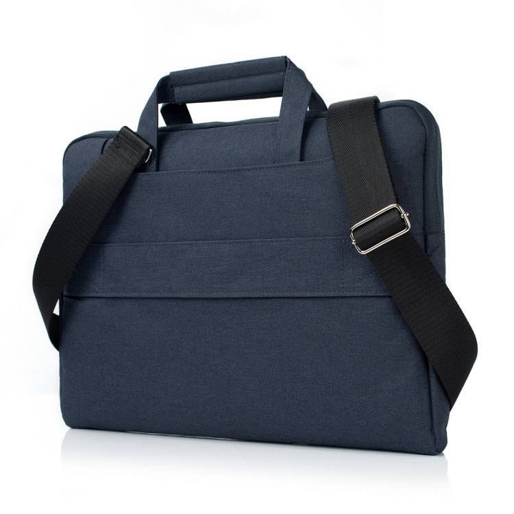 Portable One Shoulder Handheld Zipper Laptop Bag, For 11.6 inch and Below Macbook, Samsung, Lenovo, Sony, DELL Alienware, CHUWI, ASUS, HP (Dark Blue) - 10 - 11 inch by PMC Jewellery | Online Shopping South Africa | PMC Jewellery | Buy Now Pay Later Mobicred