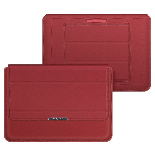 4 in 1 Universal Laptop Holder PU Waterproof Protection Wrist Laptop Bag, Size: 17 inch(Red) - 15.6 - 17 inch by PMC Jewellery | Online Shopping South Africa | PMC Jewellery | Buy Now Pay Later Mobicred