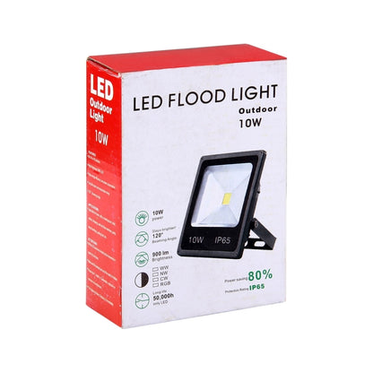 10W IP65 Waterproof White Light LED Floodlight, 900LM LED Light, AC 85-265V(Warm White) - Floodlights by PMC Jewellery | Online Shopping South Africa | PMC Jewellery | Buy Now Pay Later Mobicred