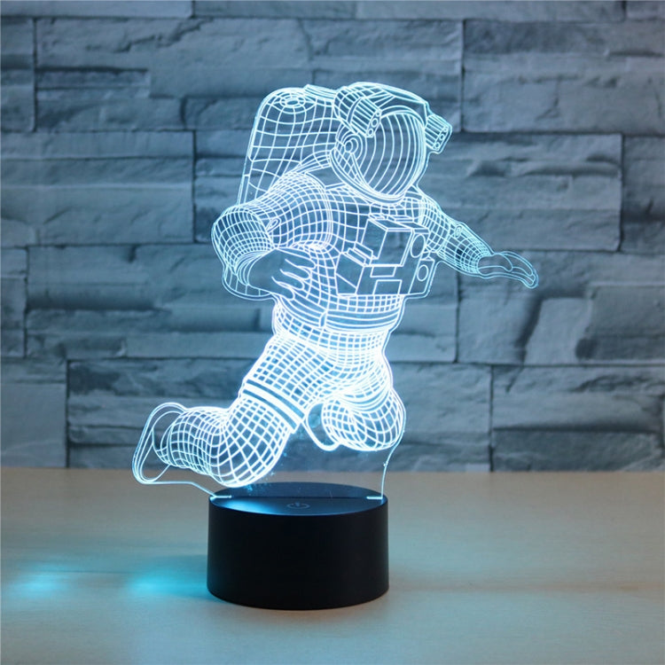 Astronaut Shape 3D Colorful LED Vision Light Table Lamp, Crack Remote Control Version - Novelty Lighting by PMC TechLife | Online Shopping South Africa | PMC TechLife | Buy Now Pay Later Mobicred