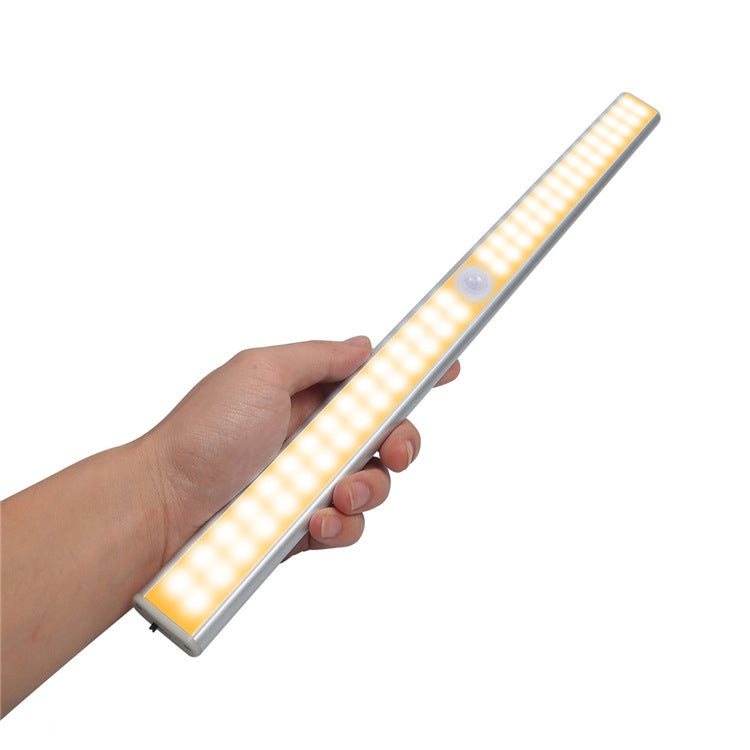 2.8W 40 LEDs Warm White Wide Screen Intelligent Human Body Sensor Light LED Corridor Cabinet Light, USB Charging Version - Sensor LED Lights by PMC TechLife | Online Shopping South Africa | PMC TechLife | Buy Now Pay Later Mobicred