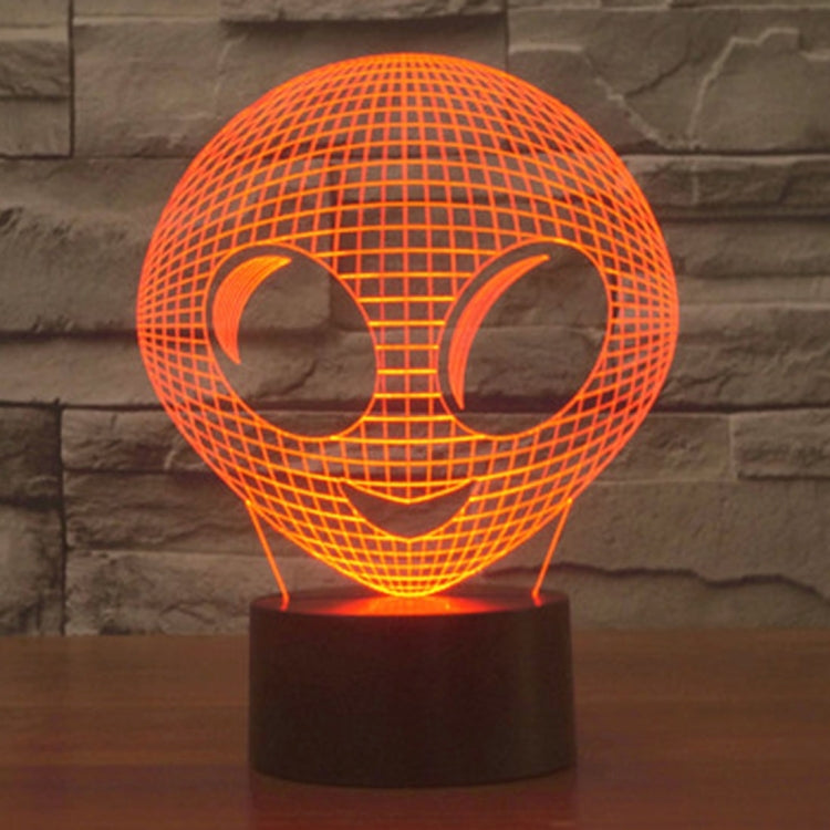 Alien Style 3D Touch Switch Control LED Light , 7 Color Discoloration Creative Visual Stereo Lamp Desk Lamp Night Light - Novelty Lighting by PMC TechLife | Online Shopping South Africa | PMC TechLife | Buy Now Pay Later Mobicred