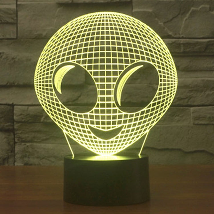 Alien Style 3D Touch Switch Control LED Light , 7 Color Discoloration Creative Visual Stereo Lamp Desk Lamp Night Light - Novelty Lighting by PMC TechLife | Online Shopping South Africa | PMC TechLife | Buy Now Pay Later Mobicred