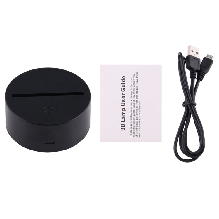 Elaphurus Davidianus Style 3D Touch Switch Control LED Light , 7 Color Discoloration Creative Visual Stereo Lamp Desk Lamp Night Light - Novelty Lighting by PMC TechLife | Online Shopping South Africa | PMC TechLife | Buy Now Pay Later Mobicred