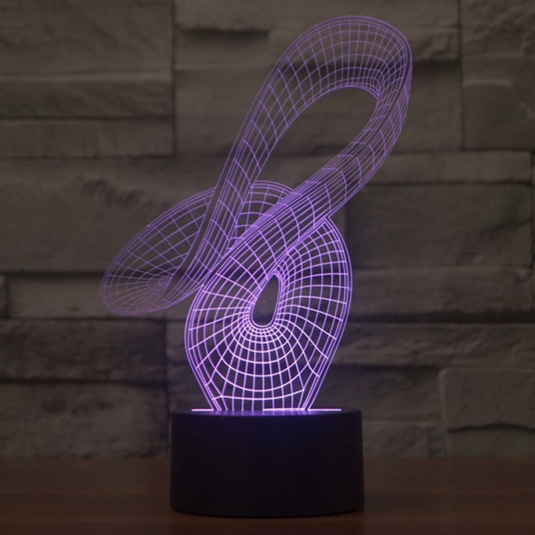 Abstract Style 3D Touch Switch Control LED Light , 7 Color Discoloration Creative Visual Stereo Lamp Desk Lamp Night Light - Novelty Lighting by PMC TechLife | Online Shopping South Africa | PMC TechLife | Buy Now Pay Later Mobicred