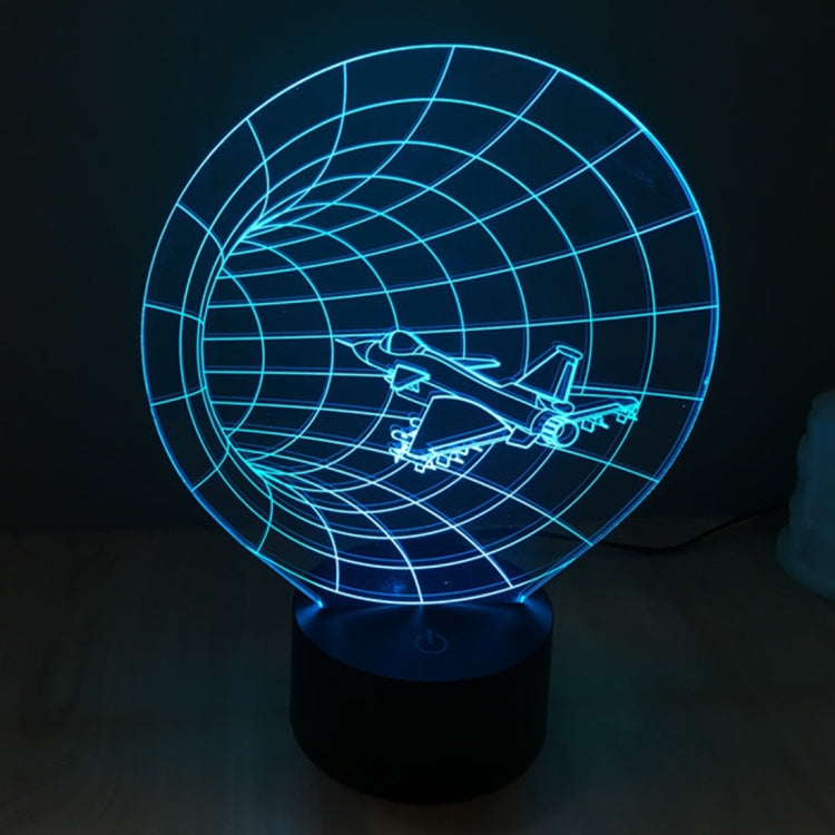 Time Machine Style 3D Touch Switch Control LED Light , 7 Color Discoloration Creative Visual Stereo Lamp Desk Lamp Night Light - Novelty Lighting by PMC TechLife | Online Shopping South Africa | PMC TechLife | Buy Now Pay Later Mobicred