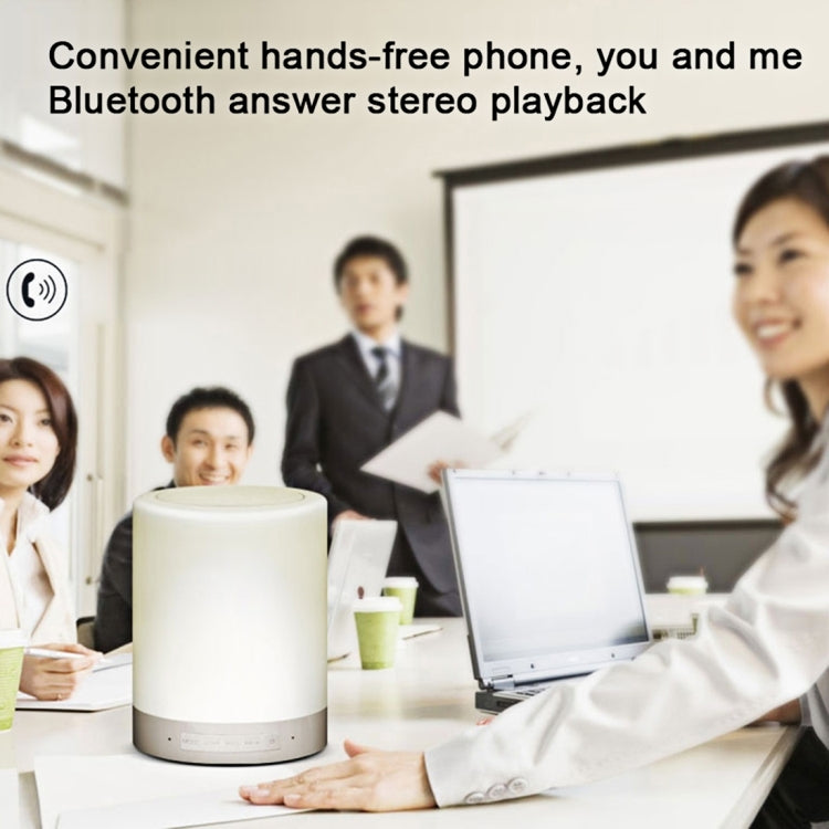 388 Atmosphere Light Music Table Lamp Multifunctional Wireless Bluetooth Speaker , with LED Light & Handle, Support AUX IN & Hands-free Answer & TF Card - Night Lights by PMc TechLife | Online Shopping South Africa | PMc TechLife | Buy Now Pay Later Mobicred