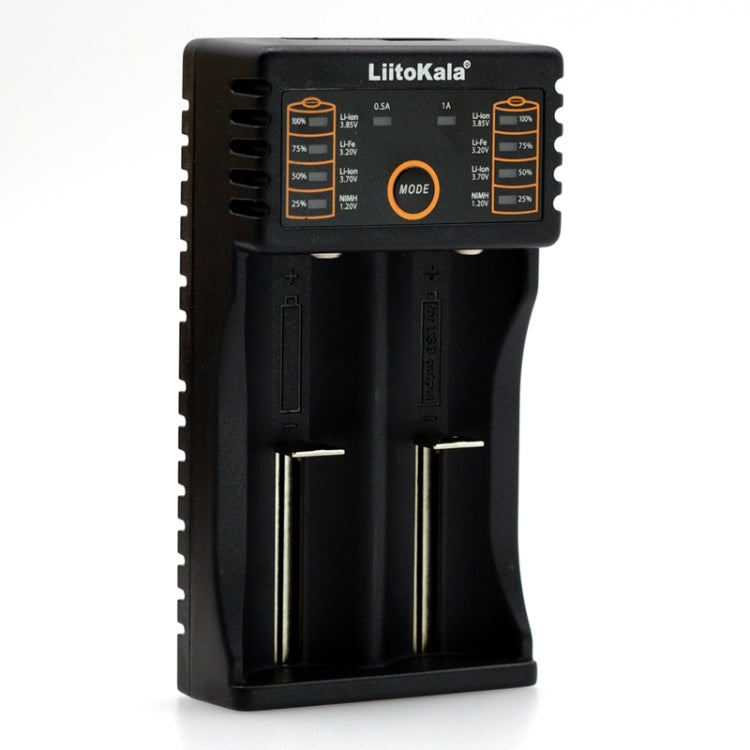 LiitoKala lii-202 USB Output Intelligent Battery Charger for Li-ion IMR 18650, 18490, 18350, 17670, 17500, 16340(RCR123), 14500, 10440 - Charger & Converter by PMC Jewellery | Online Shopping South Africa | PMC Jewellery | Buy Now Pay Later Mobicred