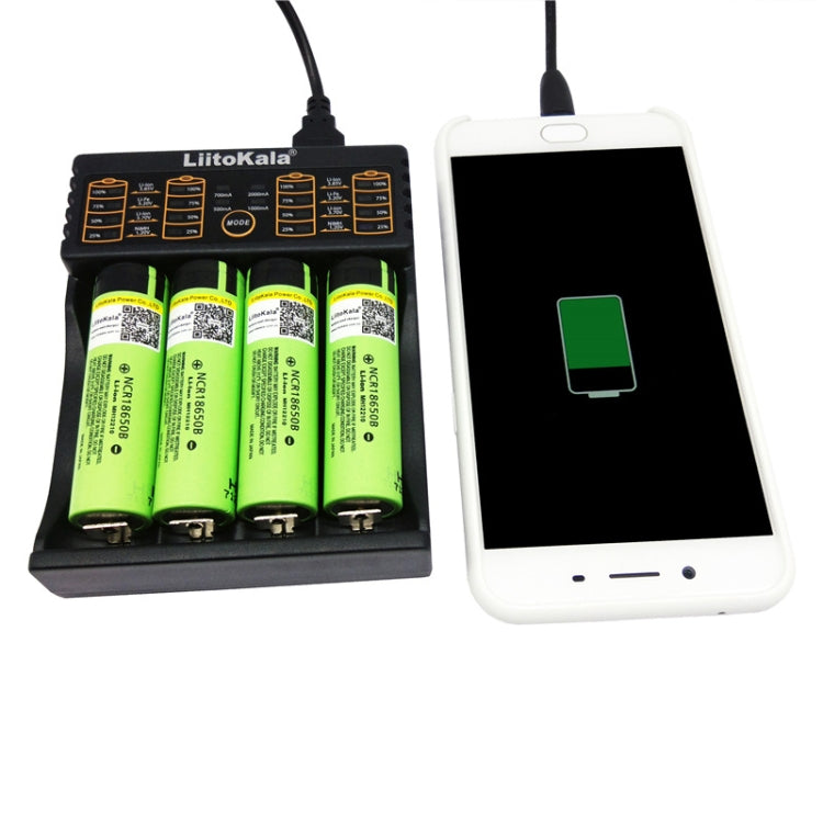 LiitoKala lii-402 4 In 1 Lithium Battery Charger for Li-ion IMR 18650, 18490, 18350, 17670, 17500, 16340(RCR123), 14500, 10440 - Charger & Converter by PMC Jewellery | Online Shopping South Africa | PMC Jewellery | Buy Now Pay Later Mobicred