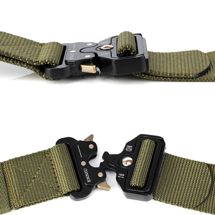 ENNIU 3.8cm Wide Snake Buckle Outdoor Casual Nylon Belt Adjustable Multifunction Training Belts (Army Green) - Belts by PMC Jewellery | Online Shopping South Africa | PMC Jewellery | Buy Now Pay Later Mobicred