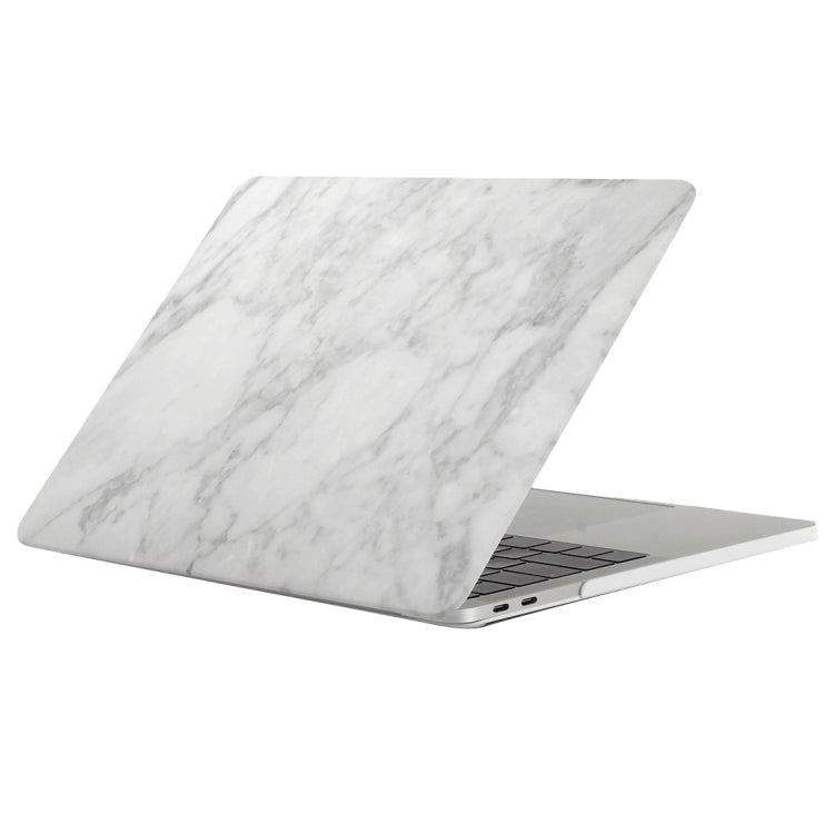 For 2016 New Macbook Pro 13.3 inch A1706 & A1708 White Grey Texture Marble Pattern Laptop Water Decals PC Protective Case - MacBook Pro Cases by PMC Jewellery | Online Shopping South Africa | PMC Jewellery | Buy Now Pay Later Mobicred