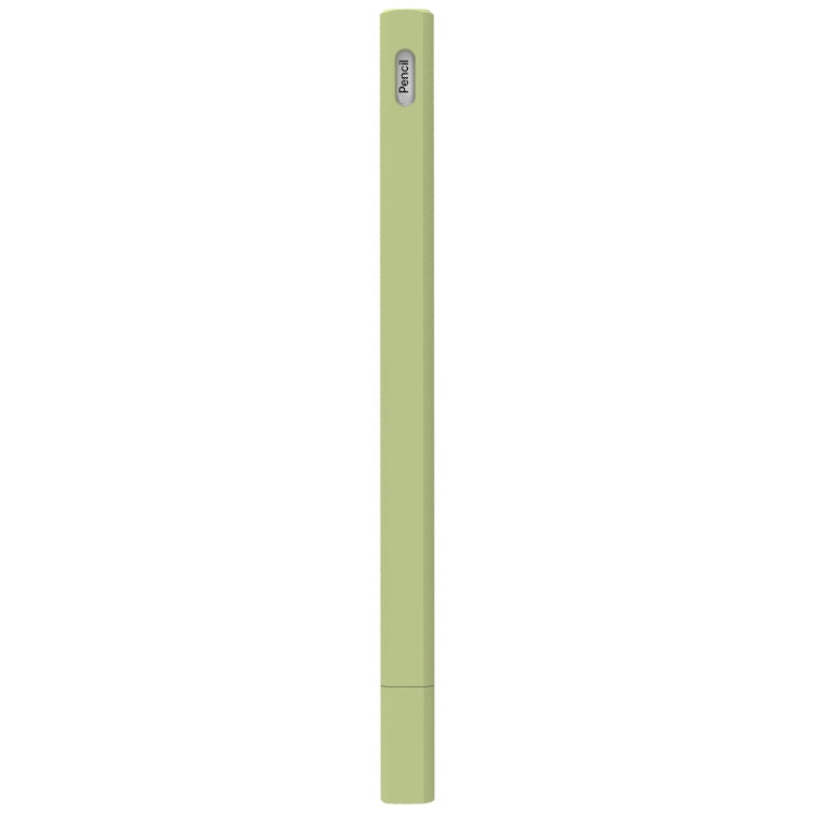 LOVE MEI For Apple Pencil 2 Triangle Shape Stylus Pen Silicone Protective Case Cover(Green) - Pencil Accessories by LOVE MEI | Online Shopping South Africa | PMC Jewellery