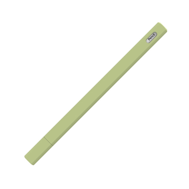 LOVE MEI For Apple Pencil 2 Triangle Shape Stylus Pen Silicone Protective Case Cover(Green) - Pencil Accessories by LOVE MEI | Online Shopping South Africa | PMC Jewellery