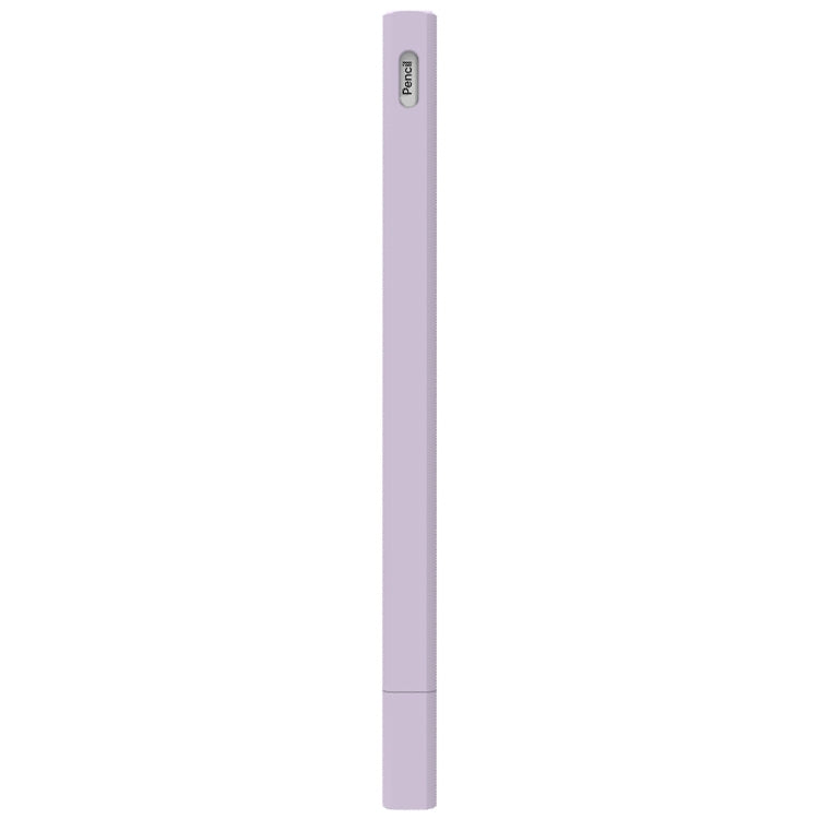 LOVE MEI For Apple Pencil 2 Triangle Shape Stylus Pen Silicone Protective Case Cover(Purple) - Pencil Accessories by LOVE MEI | Online Shopping South Africa | PMC TechLife | Buy Now Pay Later Mobicred