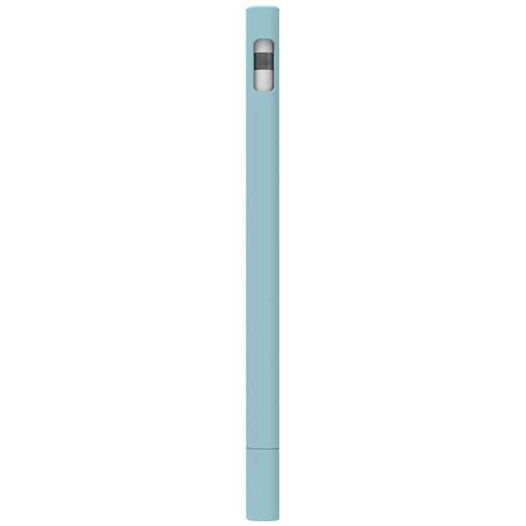 LOVE MEI For Apple Pencil 1 Triangle Shape Stylus Pen Silicone Protective Case Cover (Blue) - Pencil Accessories by LOVE MEI | Online Shopping South Africa | PMC TechLife