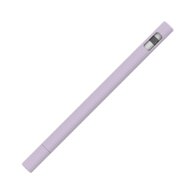 LOVE MEI For Apple Pencil 1 Triangle Shape Stylus Pen Silicone Protective Case Cover (Purple) - Pencil Accessories by LOVE MEI | Online Shopping South Africa | PMC Jewellery