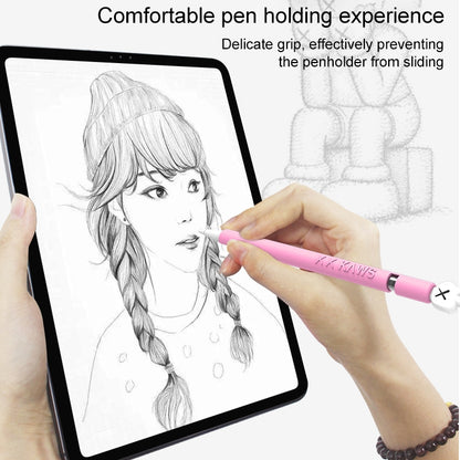 LOVE MEI For Apple Pencil 1 Middle Finger Shape Stylus Pen Silicone Protective Case Cover (Black) - Pencil Accessories by LOVE MEI | Online Shopping South Africa | PMC Jewellery