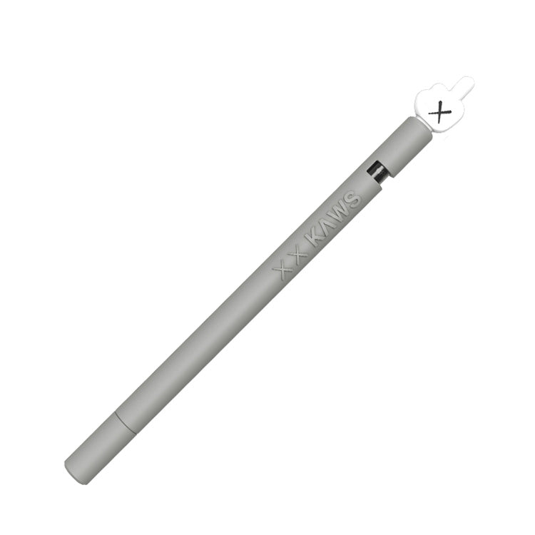 LOVE MEI For Apple Pencil 1 Middle Finger Shape Stylus Pen Silicone Protective Case Cover (Grey) - Pencil Accessories by LOVE MEI | Online Shopping South Africa | PMC Jewellery