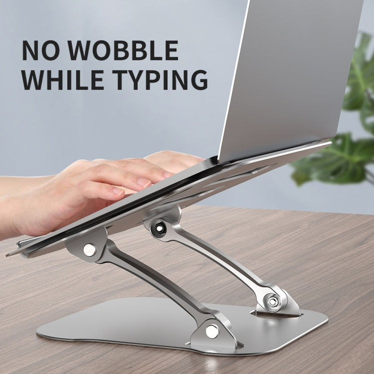 R-JUST Lifting Adjustable Laptop Stand(Silver) - MacBook Holder by R-JUST | Online Shopping South Africa | PMC Jewellery