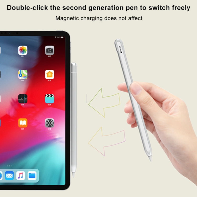 Metal Matte Non-slip Stylus Pen Protective Case for Apple Pencil 1 (Grey) - Pencil Accessories by PMC Jewellery | Online Shopping South Africa | PMC Jewellery | Buy Now Pay Later Mobicred