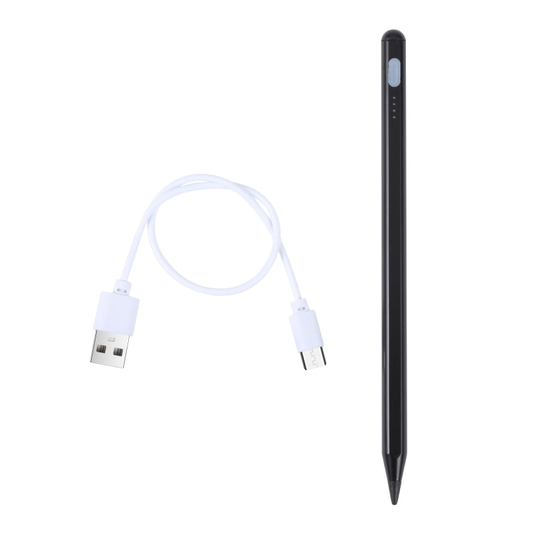 K-2260 Universal Aluminum Alloy Active Capacitive Stylus Pen(Black) - Stylus Pen by PMC TechLife | Online Shopping South Africa | PMC TechLife | Buy Now Pay Later Mobicred