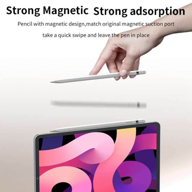 Yesido ST13 8 Pin Interface Multi-function Bluetooth Wireless Stylus Pen Capacitive Pencil for iPad (White) - free shipping - PMC Jewellery - Order now!