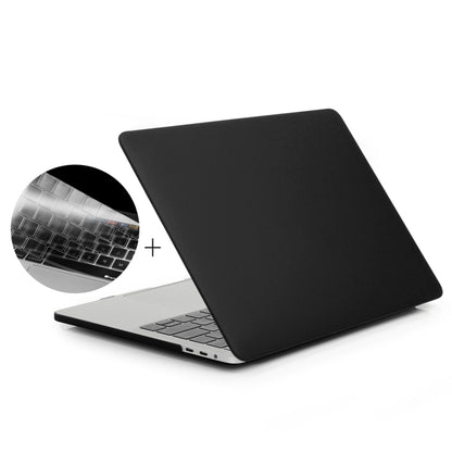 ENKAY Hat-Prince 2 in 1 Frosted Hard Shell Plastic Protective Case + US Version Ultra-thin TPU Keyboard Protector Cover for 2016 New MacBook Pro 13.3 inch without Touchbar (A1708)(Black) - MacBook Pro Cases by ENKAY | Online Shopping South Africa | PMC Jewellery | Buy Now Pay Later Mobicred