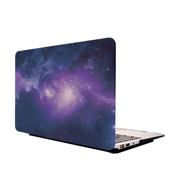 For Macbook Air 13.3 inch Starry Sky Patterns Apple Laptop Water Decals PC Protective Case(Blue) - MacBook Air Cases by PMC Jewellery | Online Shopping South Africa | PMC Jewellery | Buy Now Pay Later Mobicred