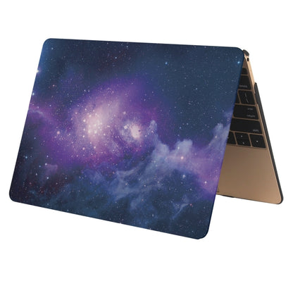 For Macbook Pro Retina 12 inch Starry Sky Patterns Apple Laptop Water Decals PC Protective Case(Blue) - MacBook Pro Cases by PMC Jewellery | Online Shopping South Africa | PMC Jewellery | Buy Now Pay Later Mobicred