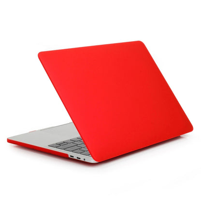 ENKAY Hat-Prince 2 in 1 Frosted Hard Shell Plastic Protective Case + Europe Version Ultra-thin TPU Keyboard Protector Cover for 2016 MacBook Pro 15.4 Inch with Touch Bar (A1707) (Red) - MacBook Pro Cases by ENKAY | Online Shopping South Africa | PMC Jewellery | Buy Now Pay Later Mobicred